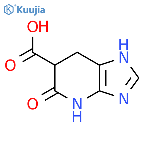 5-Oxo-4,5,6,7-tetrahydro-1H-imidazo[4,5-b]pyridine-6-carboxylic acid structure