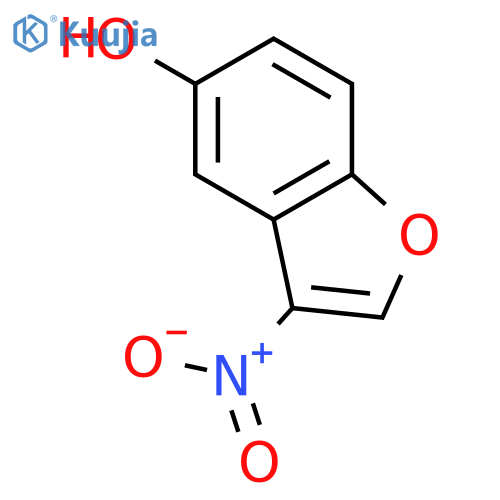 3-Nitrobenzobfuran-5-ol structure