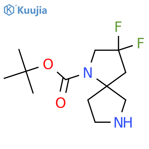 Tert-Butyl 3,3-difluoro-1,7-diazaspiro[4.4]nonane-1-carboxylate structure