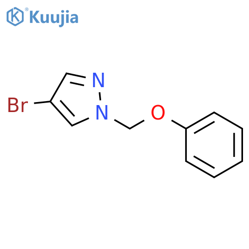 4-Bromo-1-(phenoxymethyl)-1H-pyrazole structure