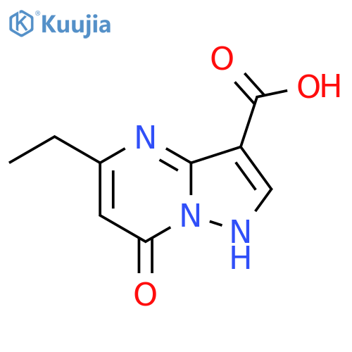 5-ethyl-7-oxo-4H,7H-pyrazolo1,5-apyrimidine-3-carboxylic acid structure
