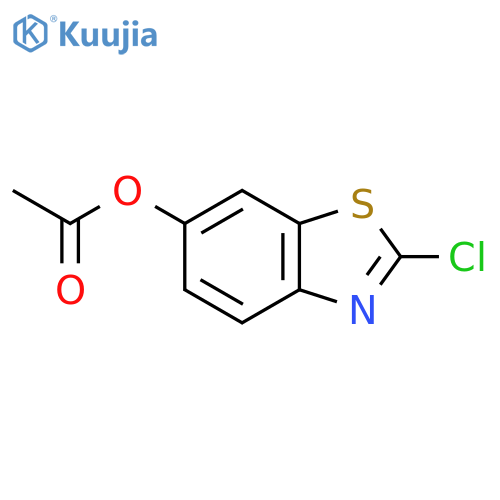 2-Chlorobenzo[d]thiazol-6-yl acetate structure