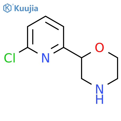 2-(6-chloropyridin-2-yl)morpholine structure