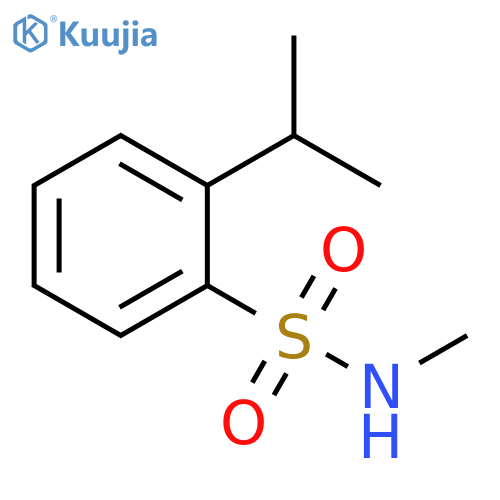 N-methyl-2-(propan-2-yl)benzene-1-sulfonamide structure