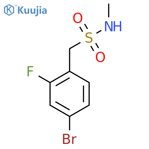 1-(4-bromo-2-fluorophenyl)-N-methylmethanesulfonamide structure