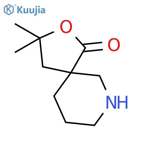 3,3-Dimethyl-2-oxa-7-azaspiro[4.5]decan-1-one structure