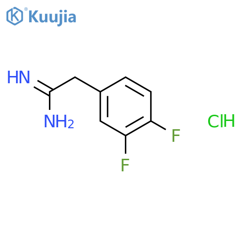 2-(3,4-Difluorophenyl)acetimidamide hydrochloride structure