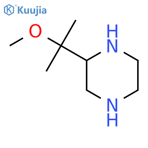 2-(1-methoxy-1-methylethyl)-Piperazine structure