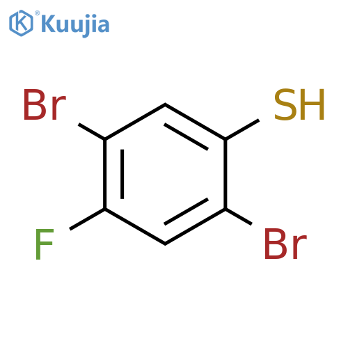 2,5-Dibromo-4-fluorothiophenol structure