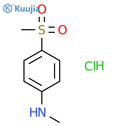N-Methyl-4-(methylsulfonyl)aniline hydrochloride structure