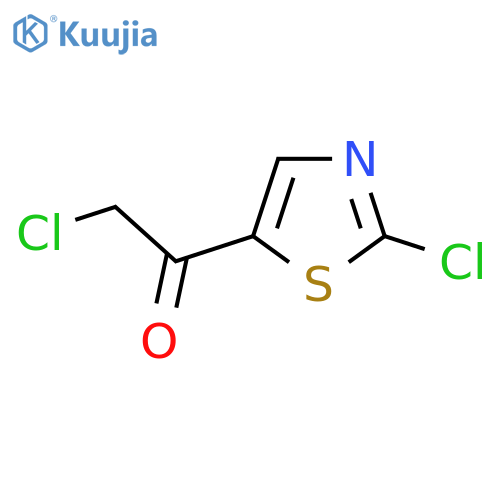 2-Chloro-1-(2-chloro-thiazol-5-YL)-ethanone structure
