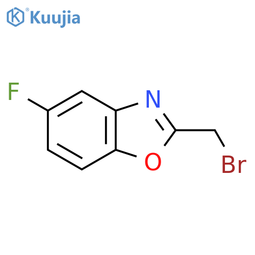 Benzoxazole, 2-(bromomethyl)-5-fluoro- structure