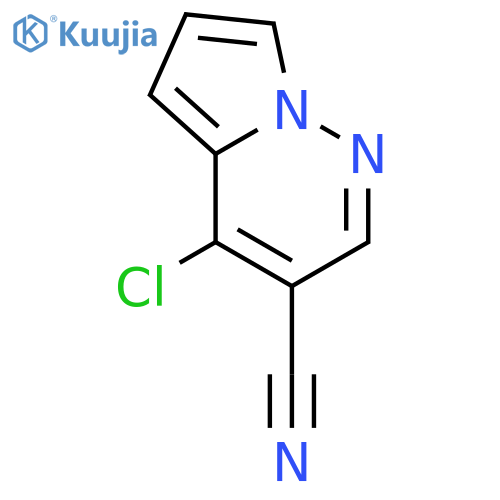 4-chloro-Pyrrolo[1,2-b]pyridazine-3-carbonitrile structure