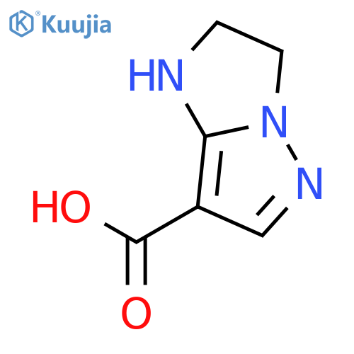 1H,2H,3H-pyrazolo1,5-aimidazole-7-carboxylic acid structure