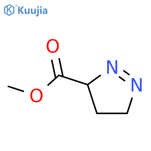 3H-Pyrazole-3-carboxylicacid, 4,5-dihydro-, methyl ester structure