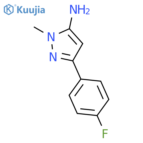 3-(4-Fluorophenyl)-1-methyl-1H-pyrazol-5-amine structure