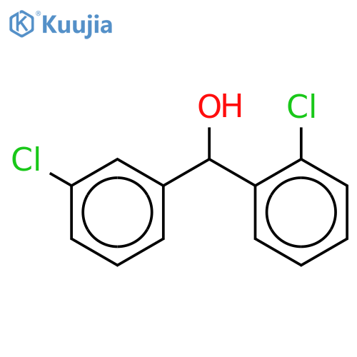 (2-chlorophenyl)(3-chlorophenyl)methanol structure