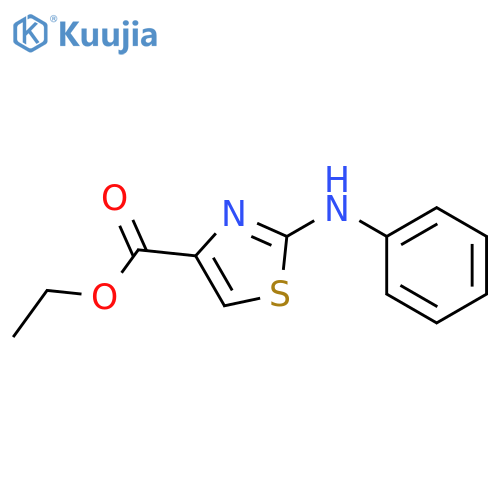 ethyl 2-(phenylamino)-1,3-thiazole-4-carboxylate structure