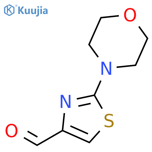 2-(morpholin-4-yl)-1,3-thiazole-4-carbaldehyde structure