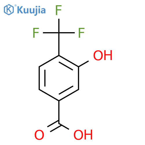 3-Hydroxy-4-(trifluoromethyl)benzoic Acid structure