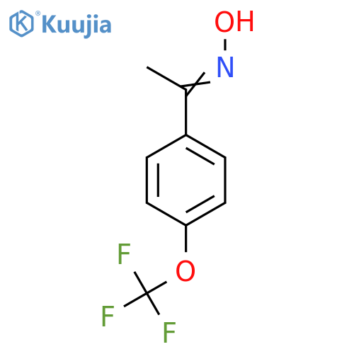 N-[1-[4-(Trifluoromethoxy)phenyl]ethylidene]hydroxylamine structure
