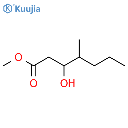 methyl 3-hydroxy-4-methylheptanoate structure