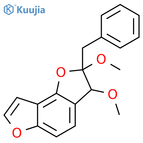Benzo[1,2-b:3,4-b']difuran,2,3-dihydro-2,3-dimethoxy-2-(phenylmethyl)- (9CI) structure