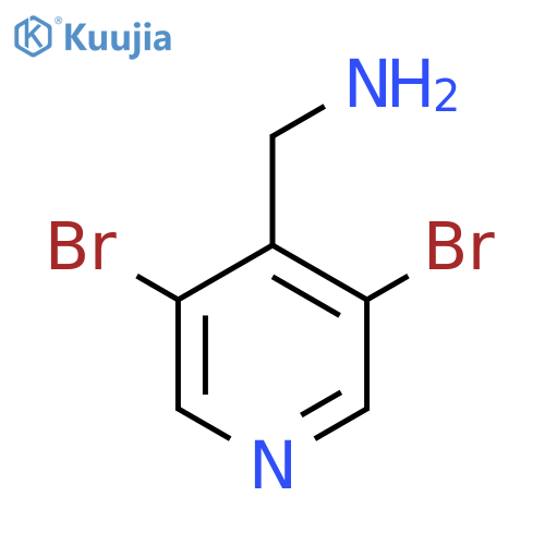 (3,5-dibromopyridin-4-yl)methanamine structure