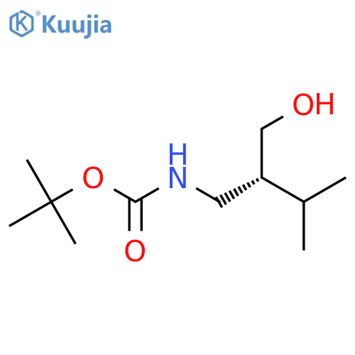 Tert-Butyl (R)-(2-(hydroxymethyl)-3-methylbutyl)carbamate structure