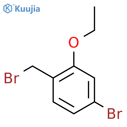 4-Bromo-1-(bromomethyl)-2-ethoxybenzene structure