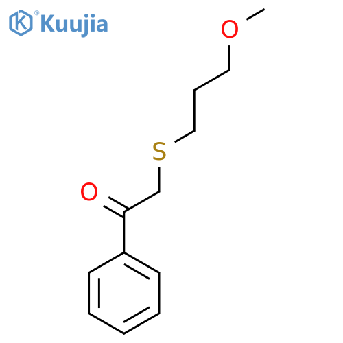 2-(3-Methoxypropylsulfanyl)-1-phenylethanone structure