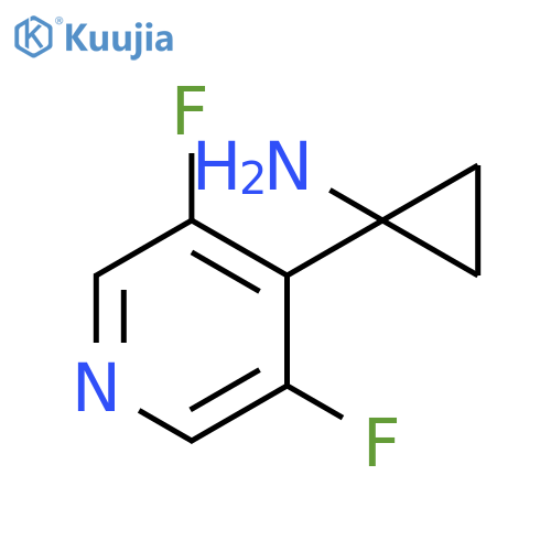 1-(3,5-difluoropyridin-4-yl)cyclopropan-1-amine structure