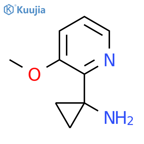 1-(3-Methoxypyridin-2-yl)cyclopropan-1-amine structure