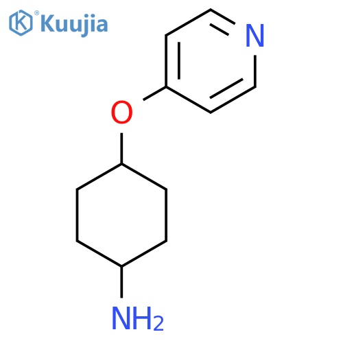 Trans-4-(pyridin-4-yloxy)cyclohexanamine structure