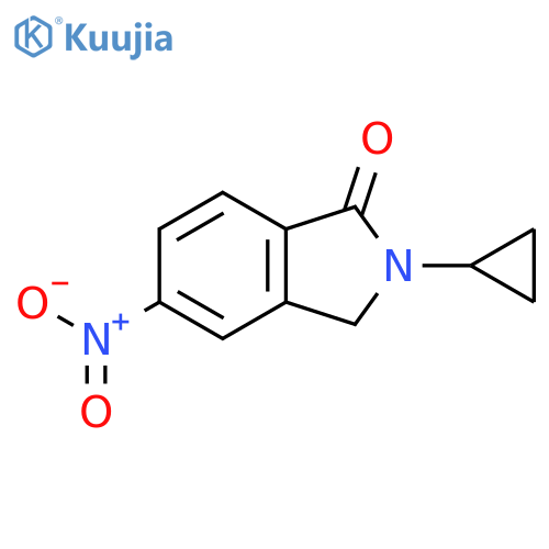 2-Cyclopropyl-5-nitroisoindolin-1-one structure