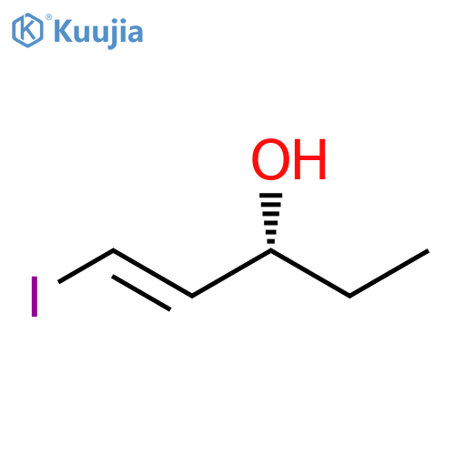 (1E,3R)-1-Iodo-1-penten-3-ol structure
