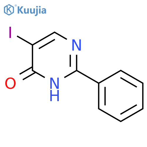 5-Iodo-2-phenylpyrimidin-4-ol structure