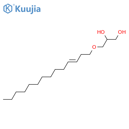 Glycerol 1-alkyl ethers; Glycerol 1-(3Z-tetradecenyl) ether structure