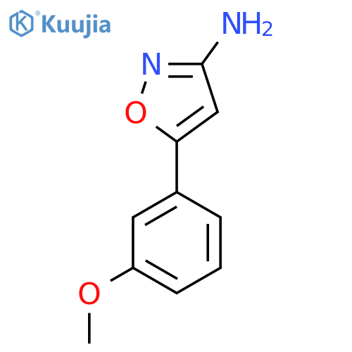 5-(3-methoxyphenyl)-1,2-oxazol-3-amine structure