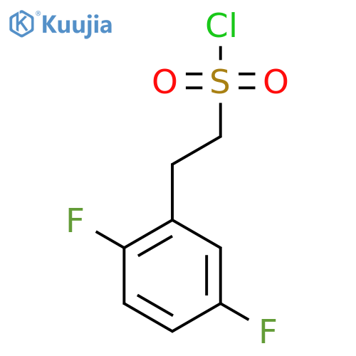 2-(2,5-difluorophenyl)ethane-1-sulfonyl chloride structure