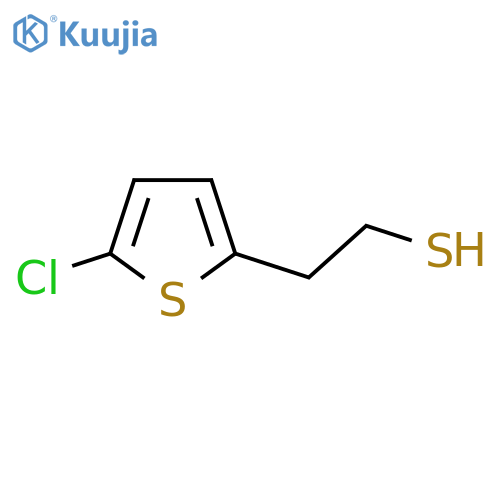 2-(5-chlorothiophen-2-yl)ethane-1-thiol structure