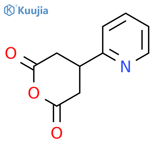 4-(pyridin-2-yl)oxane-2,6-dione structure