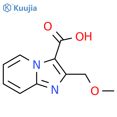 2-(Methoxymethyl)imidazo[1,2-a]pyridine-3-carboxylic acid structure