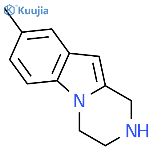 Pyrazino[1,2-a]indole,1,2,3,4-tetrahydro-8-methyl- structure