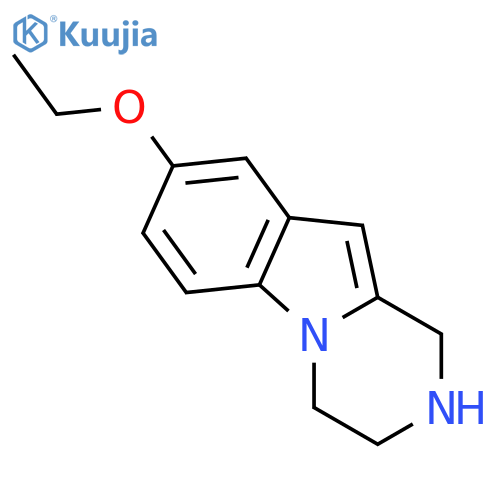 Pyrazino[1,2-a]indole,8-ethoxy-1,2,3,4-tetrahydro- structure