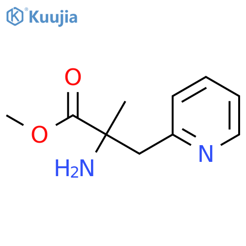 Methyl 2-amino-2-methyl-3-(pyridin-2-yl)propanoate structure