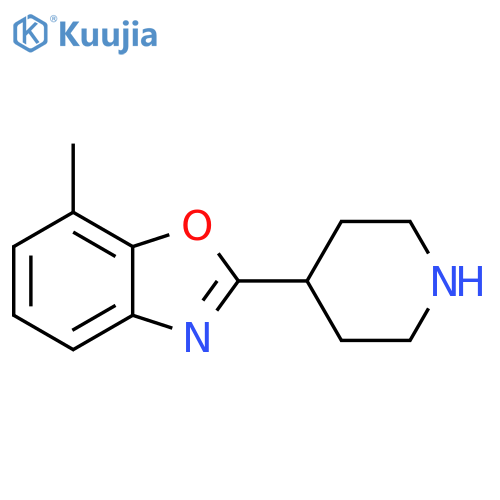 7-methyl-2-(piperidin-4-yl)-1,3-benzoxazole structure