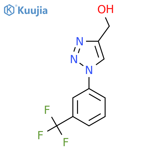 {1-[3-(Trifluoromethyl)phenyl]-1H-1,2,3-triazol-4-yl}methanol structure