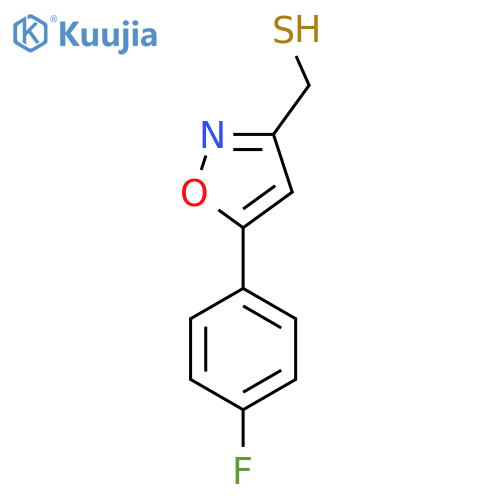 5-(4-fluorophenyl)-1,2-oxazol-3-ylmethanethiol structure