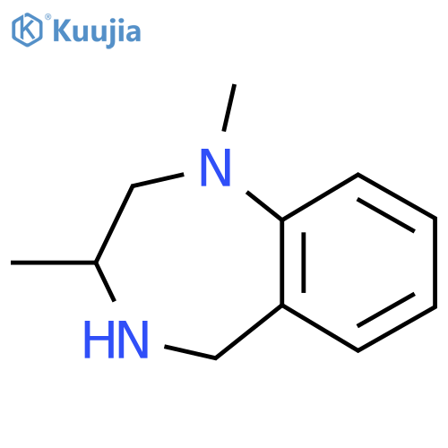 1,3-dimethyl-2,3,4,5-tetrahydro-1H-1,4-benzodiazepine structure